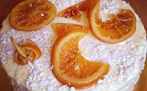Торт апельсиновий