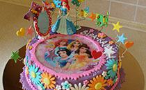 Дитячий торт Чарівна принцеса