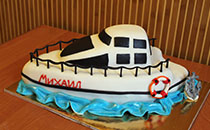 Святковий стилізований торт Корабель