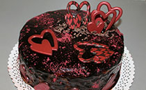 Святковий торт для закоханих