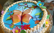 Художній святковий торт Метелик